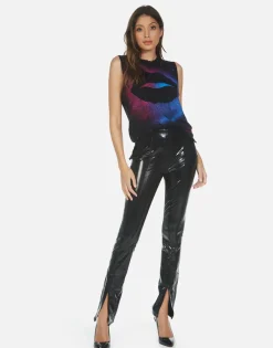 Clearance Galaxy Lip Women'S Crop Tank | Kinzington By Women Tanks