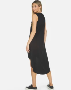 Sale Genevieve Rainbow Foil Lightning Lip Women Dresses