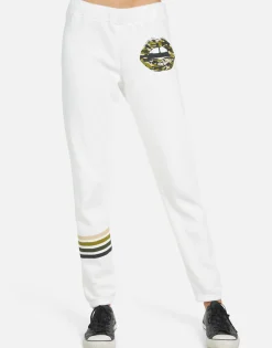 Shop Gia Camo Lip Women Long Sweatpants