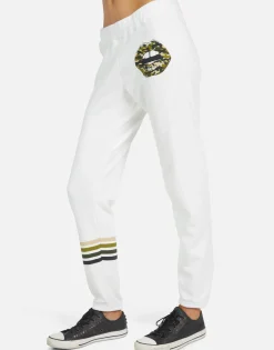 Shop Gia Camo Lip Women Long Sweatpants