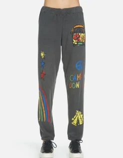 Cheap Gia Camp Hair Don'T Care Women Long Sweatpants