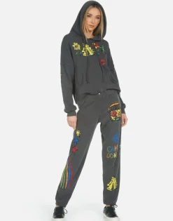 Cheap Gia Camp Hair Don'T Care Women Long Sweatpants