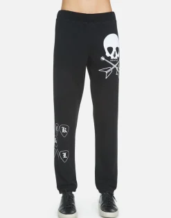Flash Sale Gia Music Skull Women Long Sweatpants
