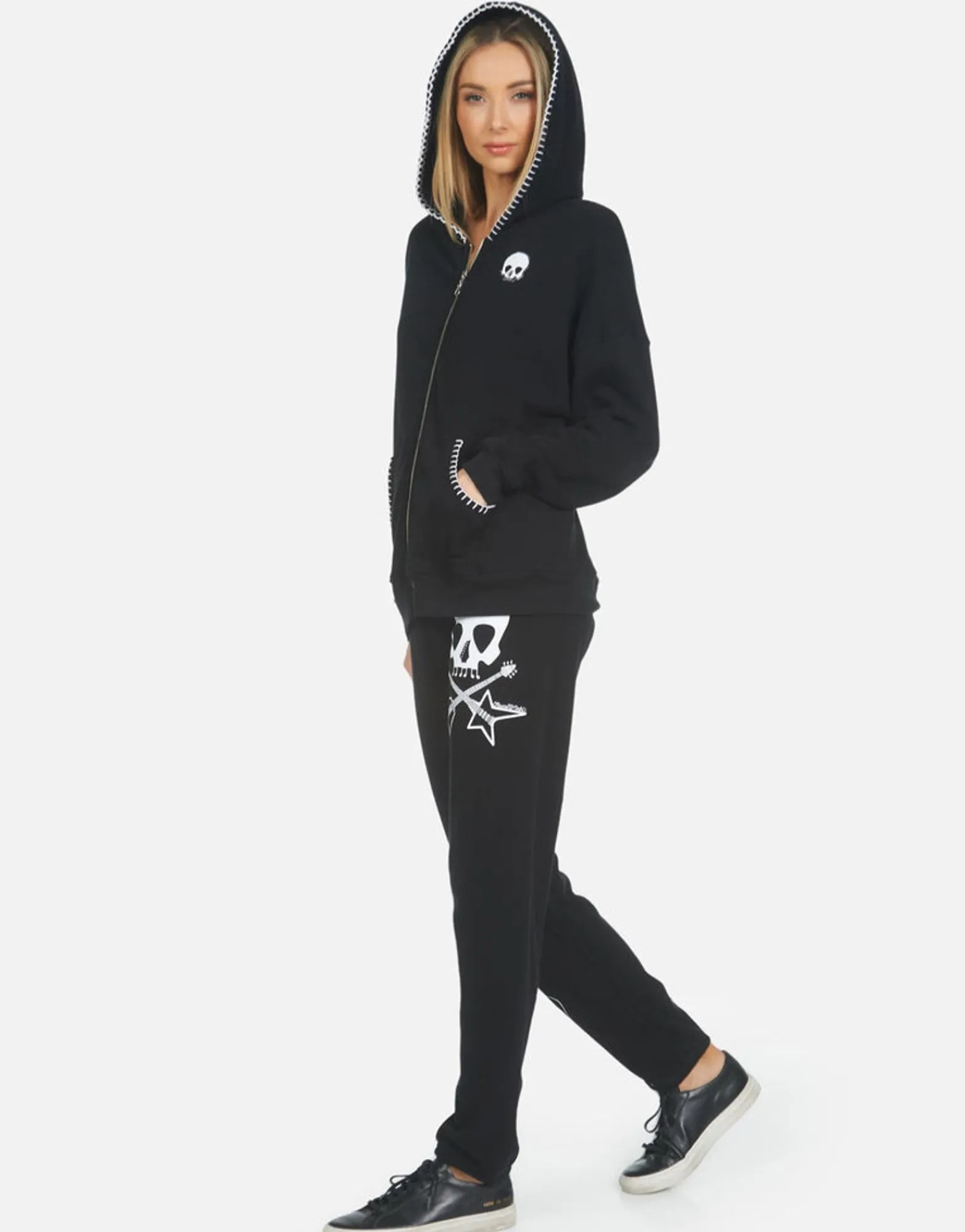 Flash Sale Gia Music Skull Women Long Sweatpants