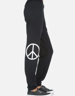 New Gia Skull Peace Hand Women Long Sweatpants
