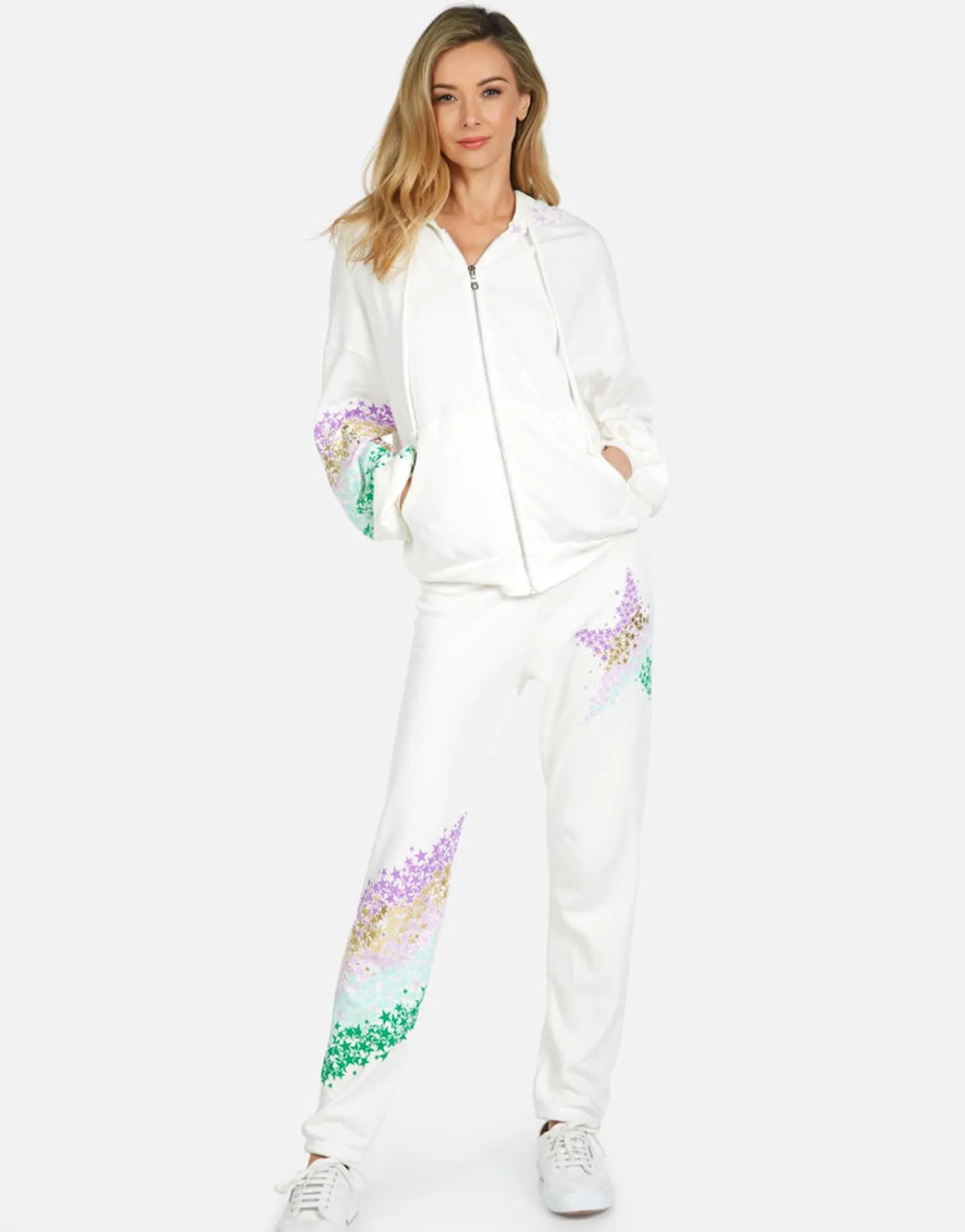 Best Sale Gia Star Confetti Women Long Sweatpants
