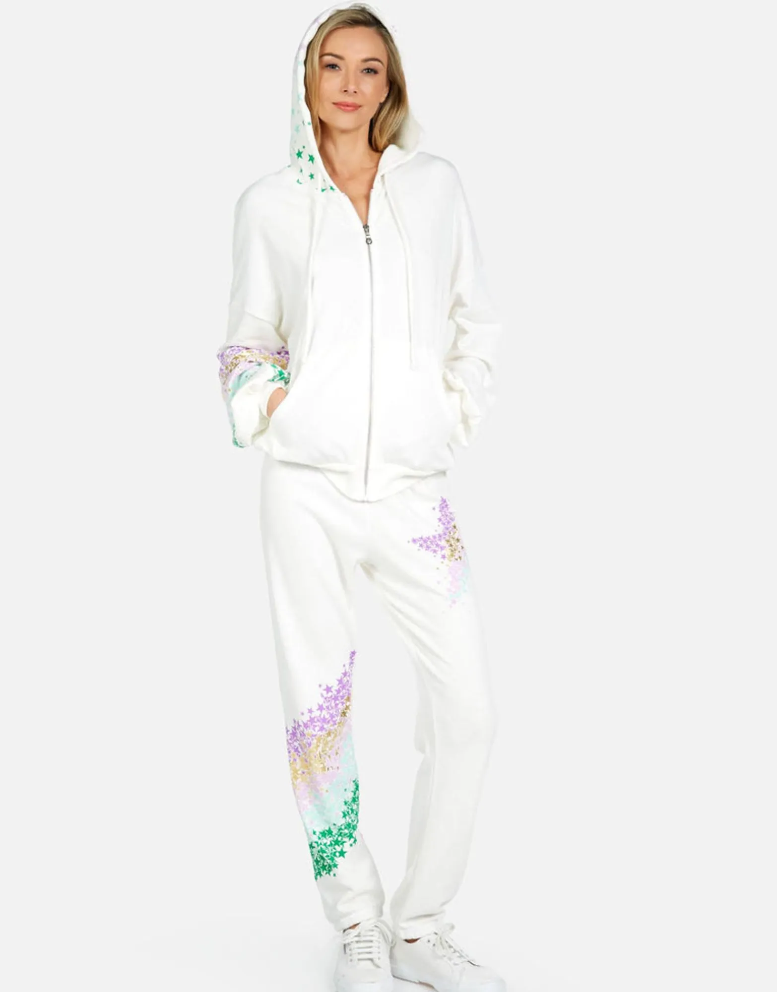 Best Sale Gia Star Confetti Women Long Sweatpants