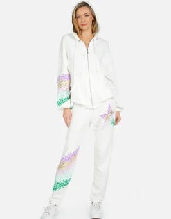 Best Sale Gia Star Confetti Women Long Sweatpants
