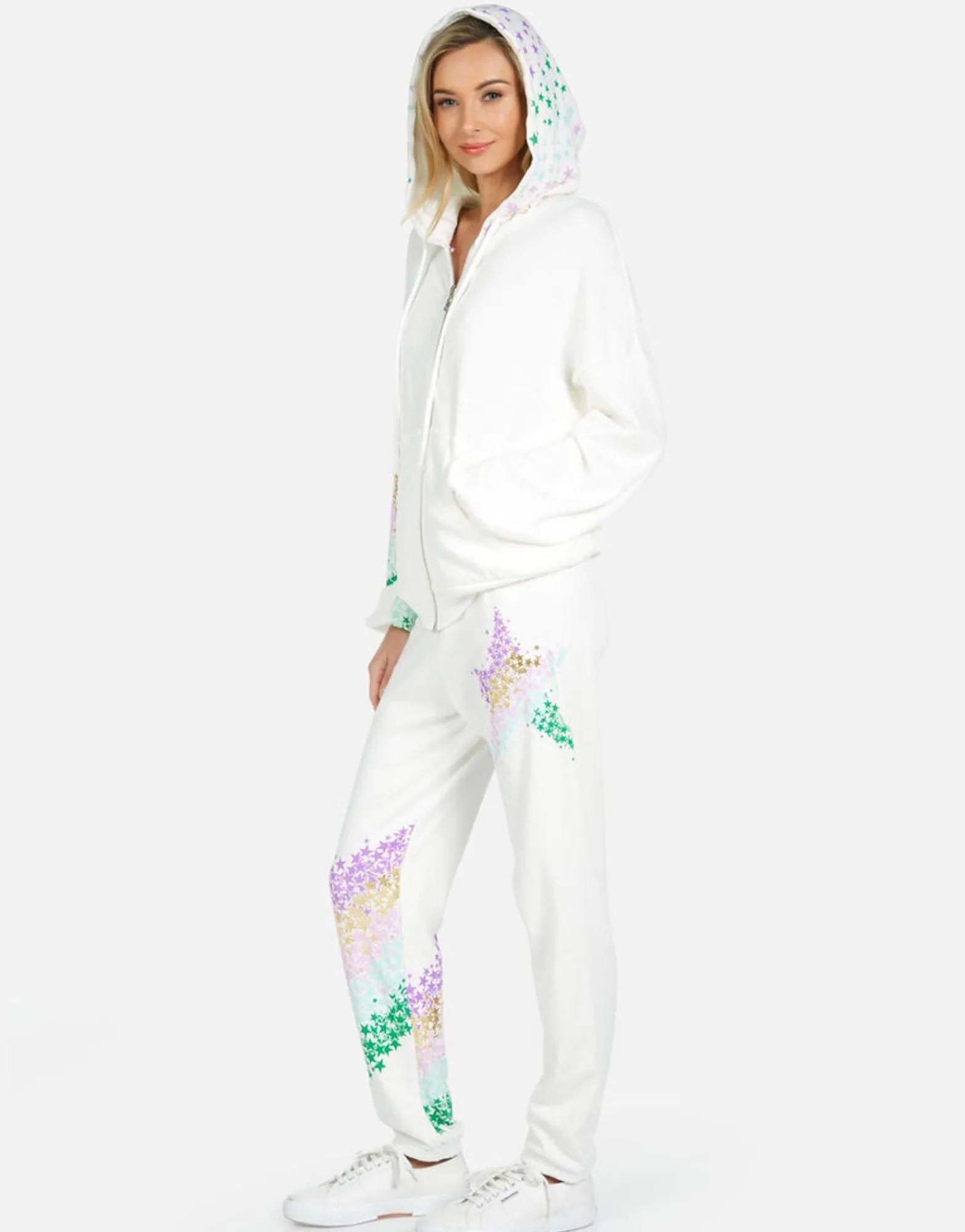 Best Sale Gia Star Confetti Women Long Sweatpants