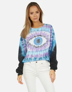 Cheap Gloria Tie Dye Eye Women Long Sleeve