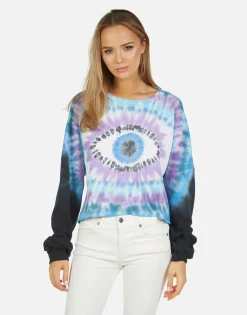 Cheap Gloria Tie Dye Eye Women Long Sleeve