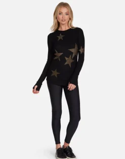 Online Gold Crystal Multi Stars Thermal In | Mckinley By Women Long Sleeve
