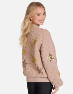 New Gold Crystal Multi Stars Jacket In | Arlette By Women Long Sleeve