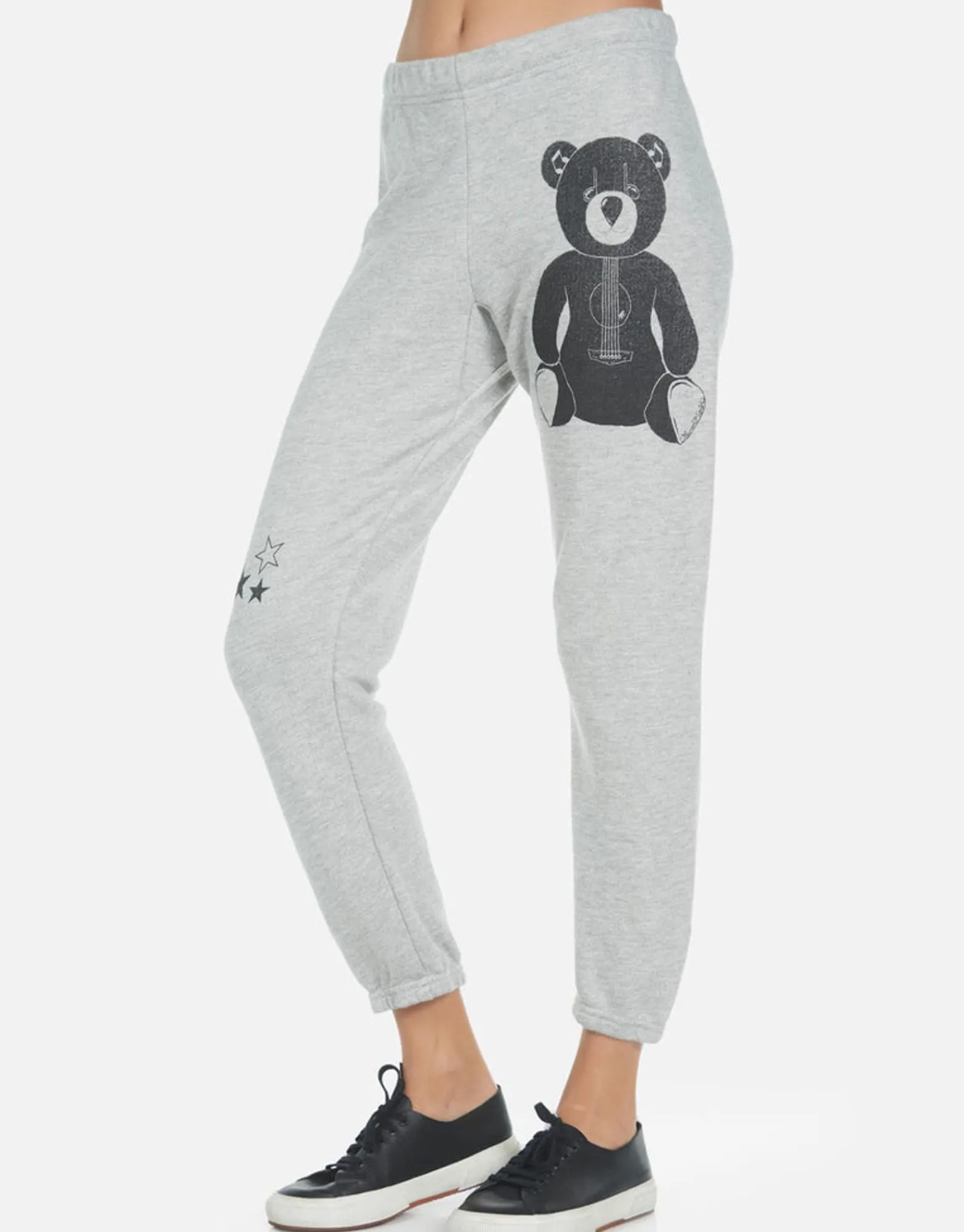 Cheap Guitar Bear Crop Jogger Pant | Alana By Women Crop Sweatpants