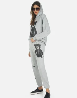 Cheap Guitar Bear Crop Jogger Pant | Alana By Women Crop Sweatpants