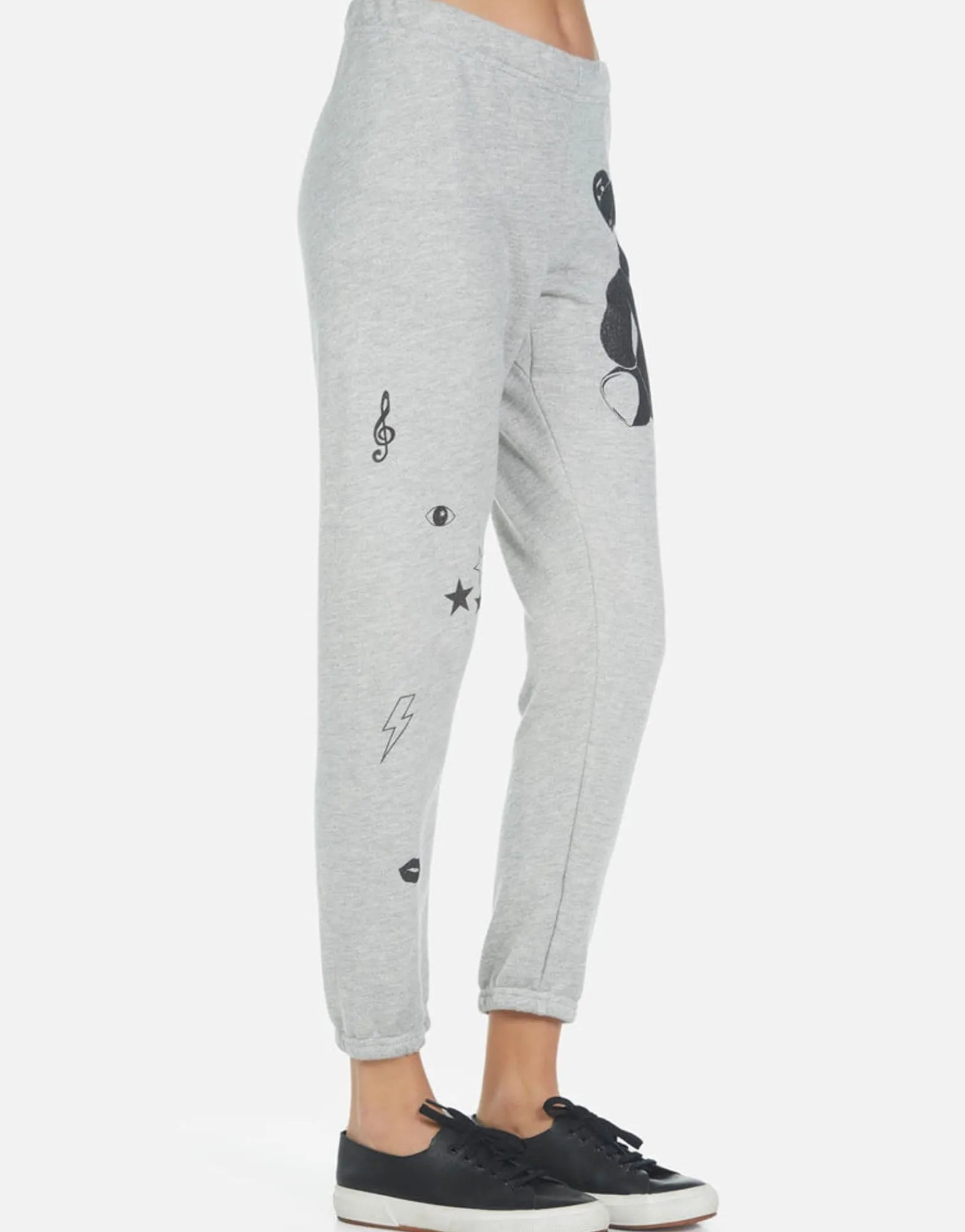 Cheap Guitar Bear Crop Jogger Pant | Alana By Women Crop Sweatpants