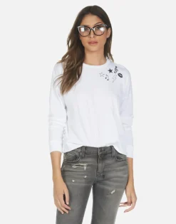Sale Guitar Bear L/S Crop Tee | Luella By Women Long Sleeve