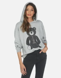 Shop Guitar Bear Pullover Hoodie | Harmony By Women Hoodies