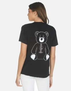Hot Guitar Bear S/S Boyfriend Tee | Elara By Women Short Sleeve