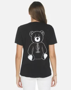 Hot Guitar Bear S/S Boyfriend Tee | Elara By Women Short Sleeve
