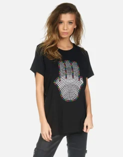Shop Hamsa Elements Boyfriend Tee | Wolf By Women Short Sleeve