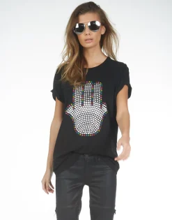 Shop Hamsa Elements Boyfriend Tee | Wolf By Women Short Sleeve