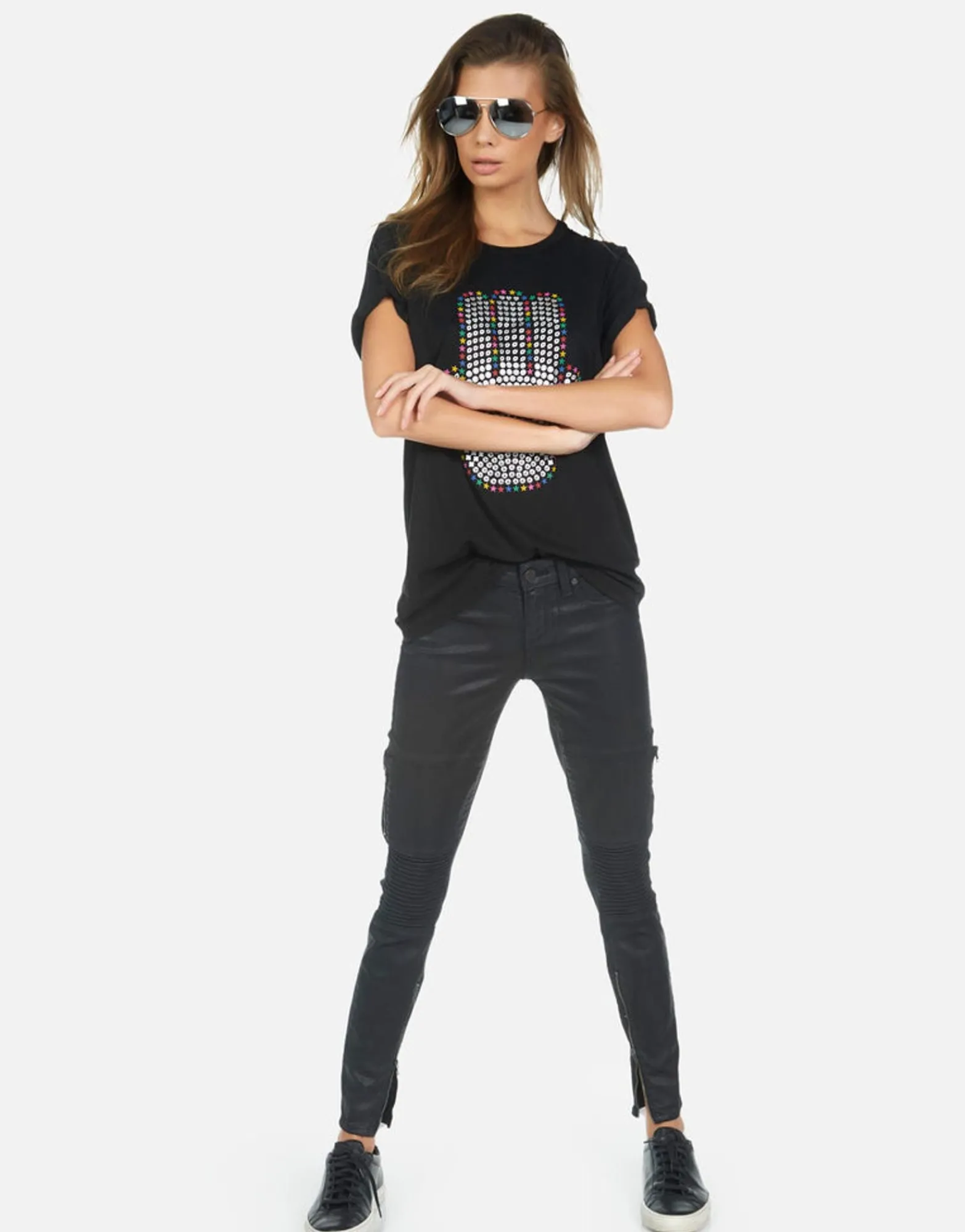 Shop Hamsa Elements Boyfriend Tee | Wolf By Women Short Sleeve