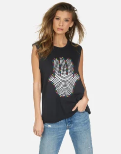 Discount Hamsa Elements Boyfriend Tank | Kel By Women Tanks
