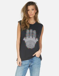 Discount Hamsa Elements Boyfriend Tank | Kel By Women Tanks