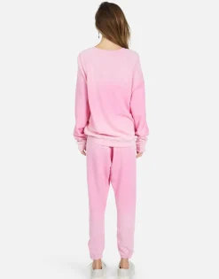 Best Hamsa Elements Pink Ombre Crop Sweatpant | Alana By Women Crop Sweatpants