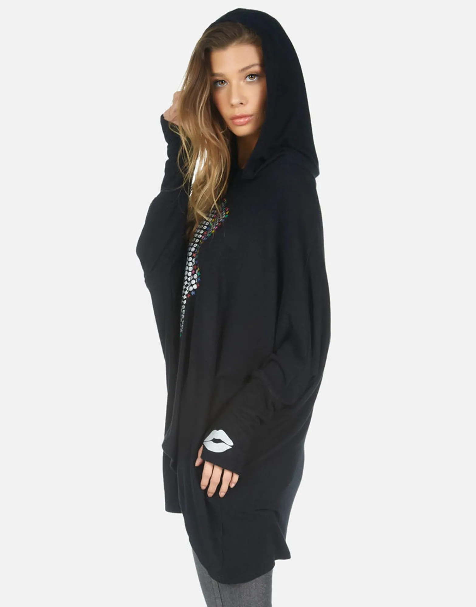 New Hamsa Elements Pullover Boyfriend Hoodie | Wilma By Women Hoodies