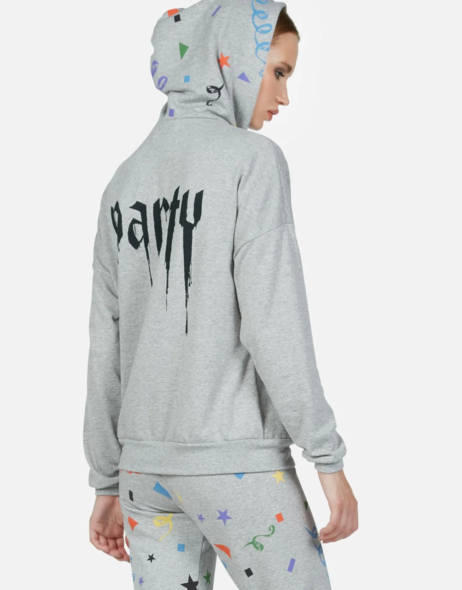 Sale Happy Party Zip Up Hoodie | Avalyn By Women Hoodies