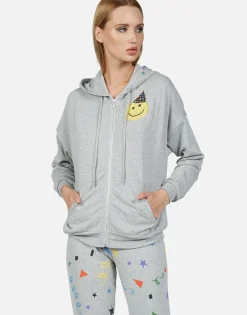 Sale Happy Party Zip Up Hoodie | Avalyn By Women Hoodies