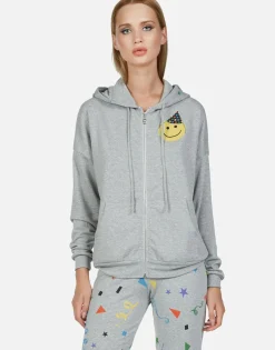 Sale Happy Party Zip Up Hoodie | Avalyn By Women Hoodies