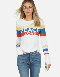 Cheap Happy Peace Love Thermal W/ Thumbhole | Mckinley By Women Long Sleeve