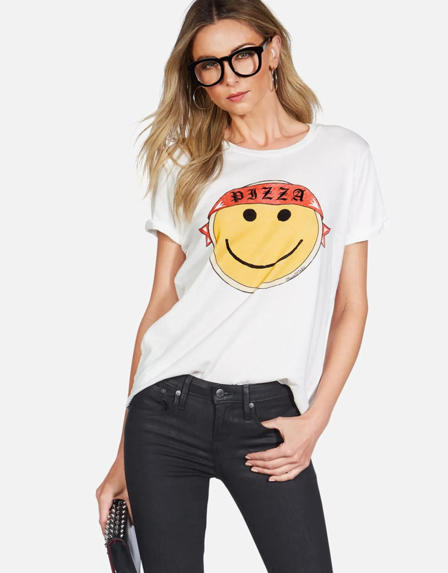 Flash Sale Happy Pizza Vintage S/S Tee | Edda By Women Short Sleeve
