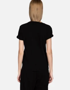 Fashion Happy Skull Flower Outline S/S Vintage Tee | Croft By Women Short Sleeve