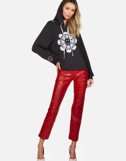 Shop Happy Skull Flower Pullover Hoodie | Autumn By Women Hoodies
