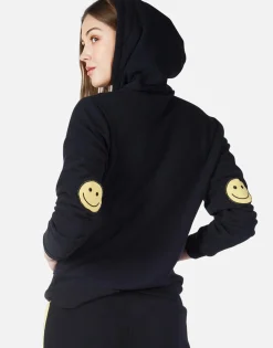 Shop Happy Smiley Zip Up Hoodie | Lennox By Women Hoodies