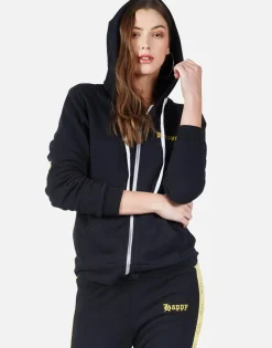 Shop Happy Smiley Zip Up Hoodie | Lennox By Women Hoodies