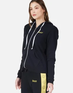 Shop Happy Smiley Zip Up Hoodie | Lennox By Women Hoodies