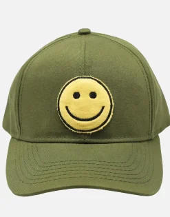 Fashion Happyface Patch Canvas Hat | Bay By Hats