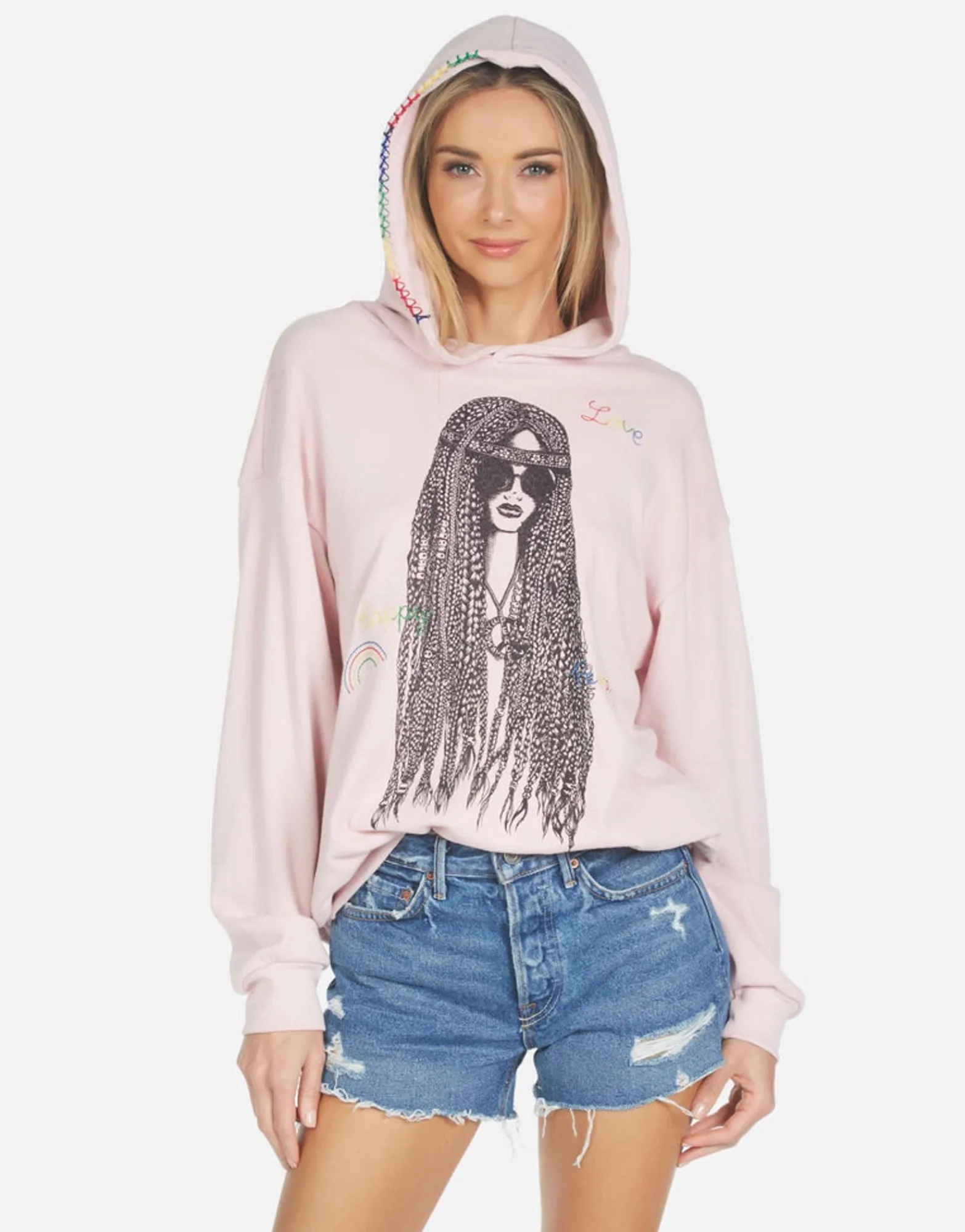 Store Harmony Hippie Girl Women Hoodies