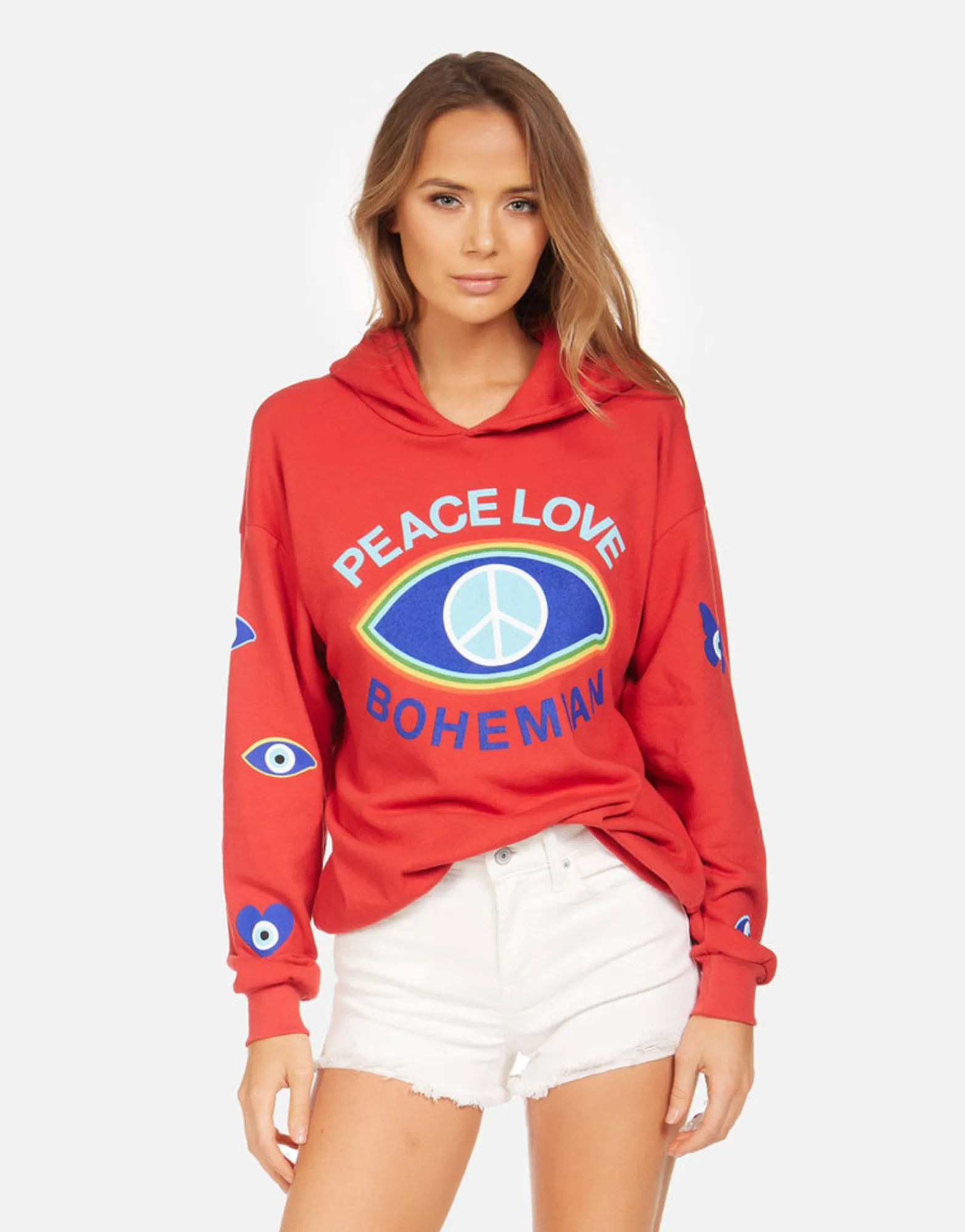 Clearance Harmony Peace Evil Eye Women Hoodies