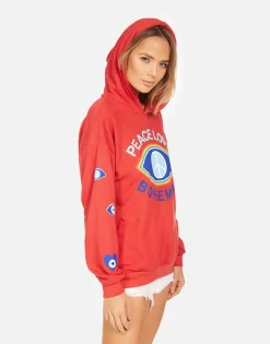 Clearance Harmony Peace Evil Eye Women Hoodies