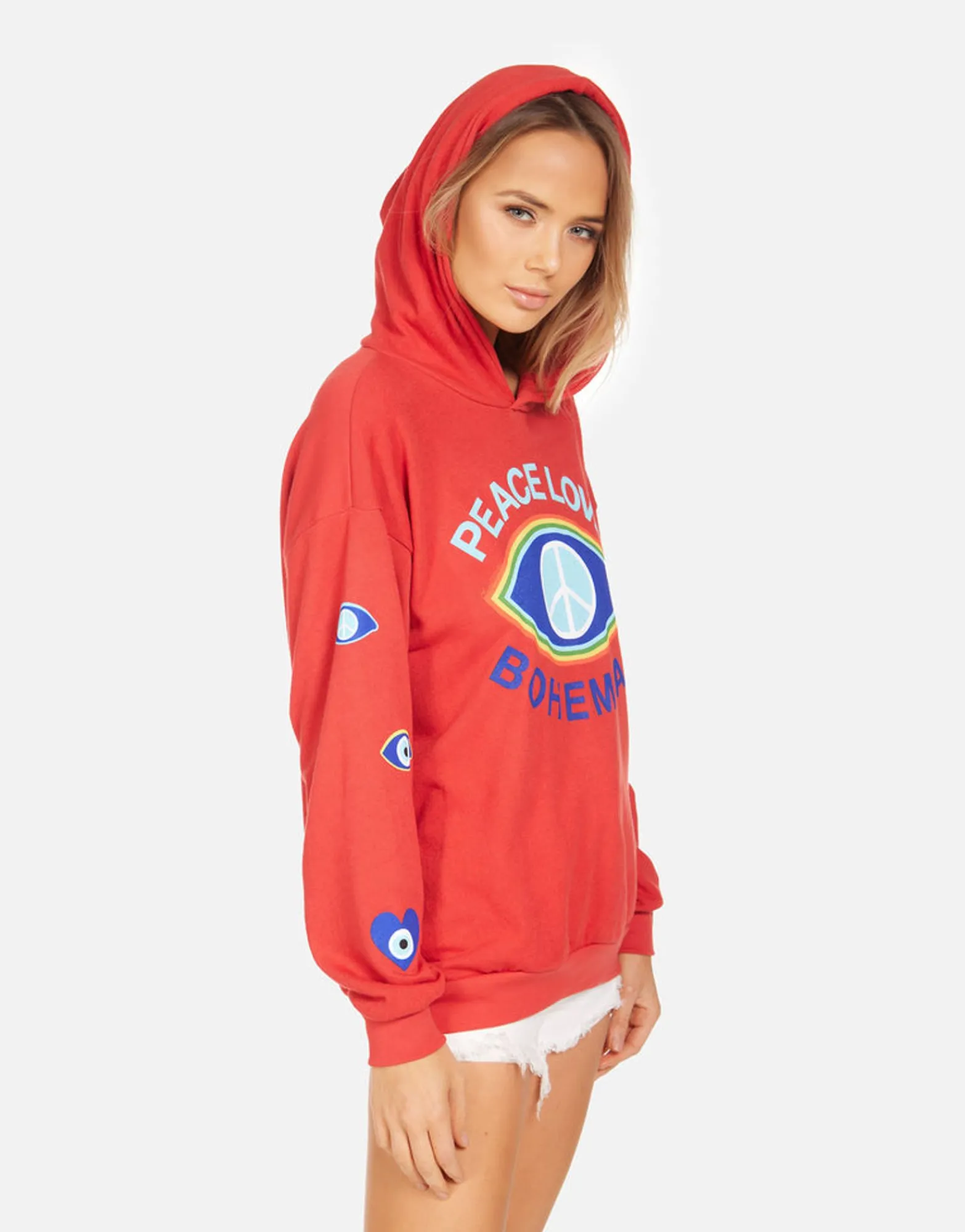 Clearance Harmony Peace Evil Eye Women Hoodies