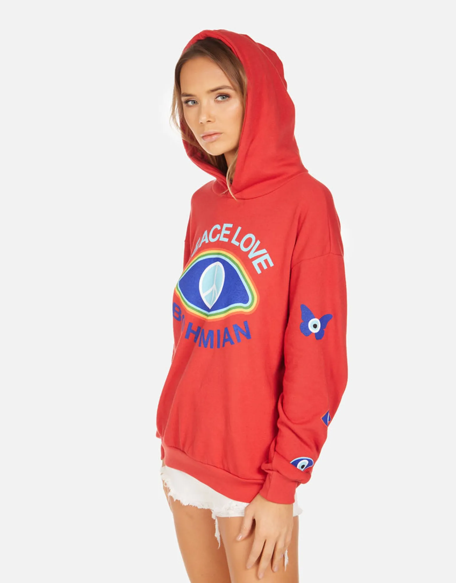 Clearance Harmony Peace Evil Eye Women Hoodies