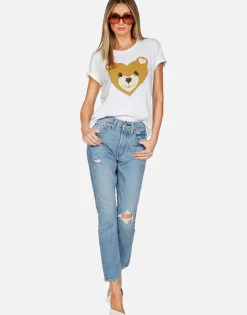 Cheap Heart Teddy S/S Vintage Tee | Croft By Women Short Sleeve