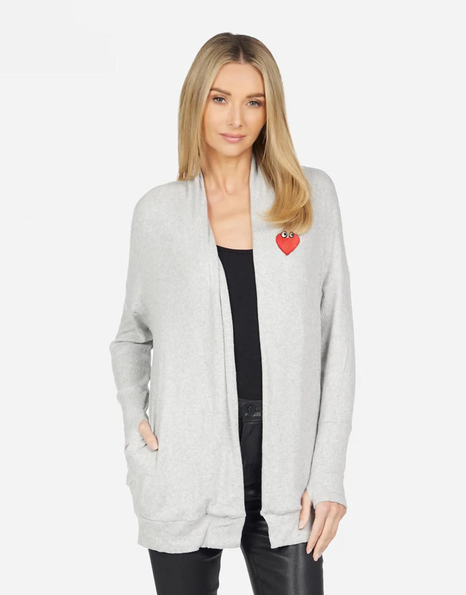 Hot Heartface Cardigan Wrap In | Aragon X By Women Long Sleeve