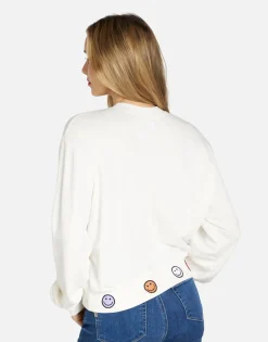 Outlet Hello Moshi Crop Pullover In | Spalding By Women Long Sleeve